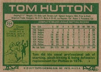Tom Hutton  baseball card collectible - Main Image 2