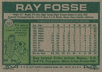 Ray Fosse  baseball card collectible - Main Image 2