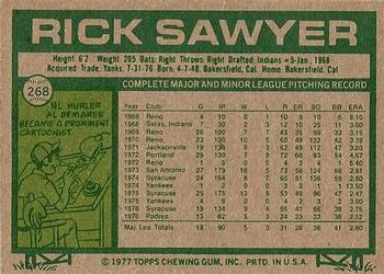 Rick Sawyer  baseball card collectible - Main Image 2