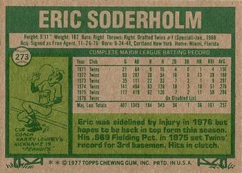 Eric Soderholm  baseball card collectible - Main Image 2