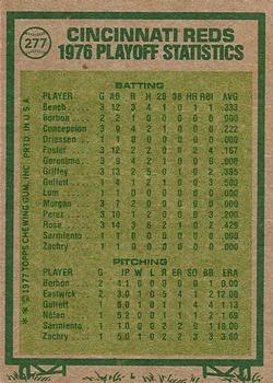 1976 N.L. Championship  baseball card collectible - Main Image 2