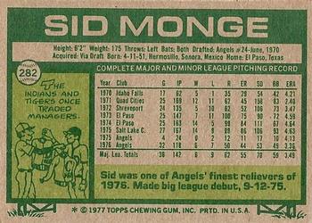 Sid Monge  baseball card collectible - Main Image 2