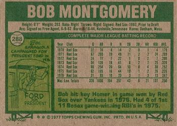 Bob Montgomery  baseball card collectible - Main Image 2