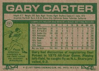 Gary Carter  baseball card collectible - Main Image 2