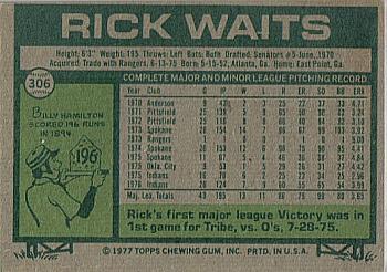 Rick Waits  baseball card collectible - Main Image 2