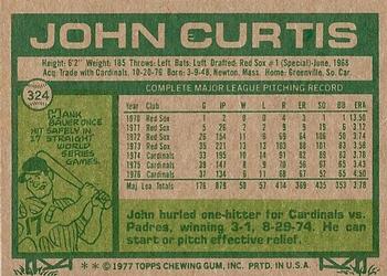 John Curtis  baseball card collectible - Main Image 2