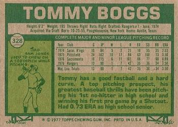 Tommy Boggs  baseball card collectible - Main Image 2