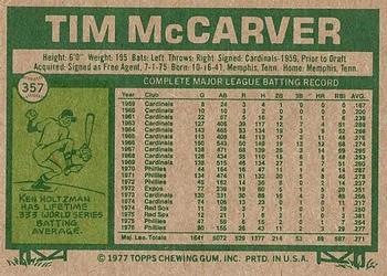 Tim McCarver  baseball card collectible - Main Image 2