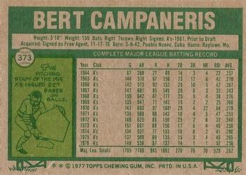 Bert Campaneris  baseball card collectible - Main Image 2