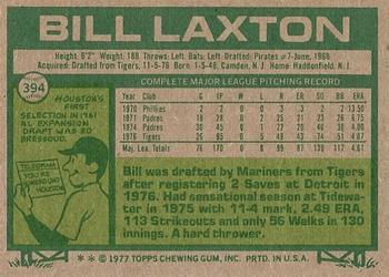 Bill Laxton  baseball card collectible - Main Image 2