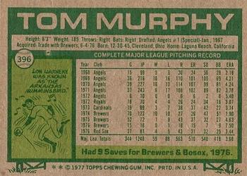 Tom Murphy  baseball card collectible - Main Image 2