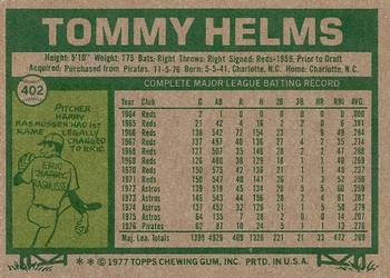 Tommy Helms  baseball card collectible - Main Image 2