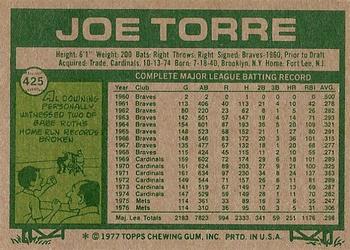 Joe Torre  baseball card collectible - Main Image 2