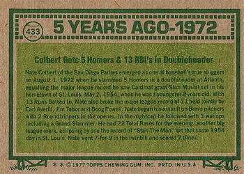 Nate Colbert  baseball card collectible - Main Image 2