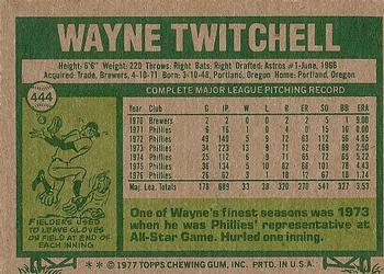 Wayne Twitchell  baseball card collectible - Main Image 2