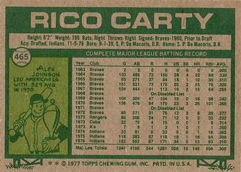 Rico Carty  baseball card collectible - Main Image 2