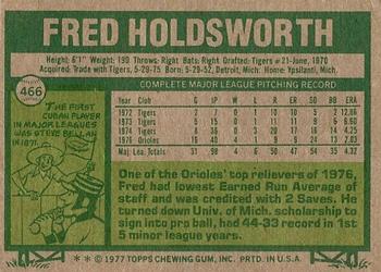 Fred Holdsworth  baseball card collectible - Main Image 2