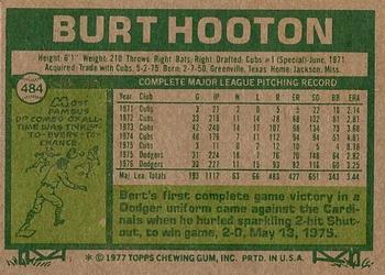 Burt Hooton  baseball card collectible - Main Image 2