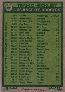 Los Angeles Dodgers / Tom Lasorda  baseball card collectible - Main Image 2