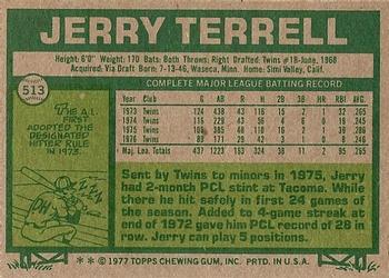 Jerry Terrell  baseball card collectible - Main Image 2
