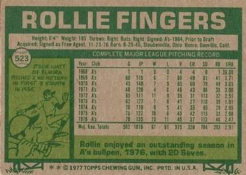 Rollie Fingers  baseball card collectible - Main Image 2