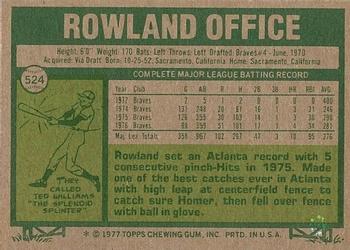 Rowland Office  baseball card collectible - Main Image 2