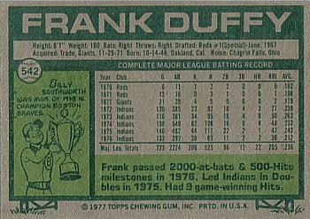 Frank Duffy  baseball card collectible - Main Image 2