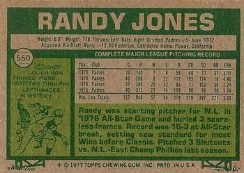 Randy Jones  baseball card collectible - Main Image 2