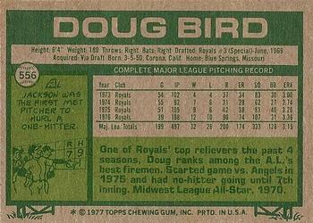 Doug Bird  baseball card collectible - Main Image 2