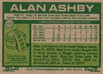 Alan Ashby  baseball card collectible - Main Image 2