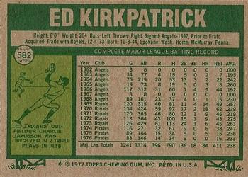 Ed Kirkpatrick  baseball card collectible - Main Image 2