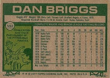 Dan Briggs  baseball card collectible - Main Image 2