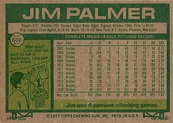 Jim Palmer  baseball card collectible - Main Image 2