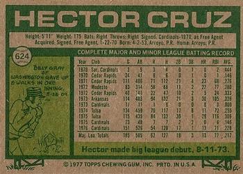 Hector Cruz  baseball card collectible - Main Image 2