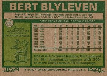 Bert Blyleven  baseball card collectible - Main Image 2