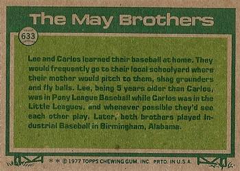Lee May / Carlos May  baseball card collectible - Main Image 2