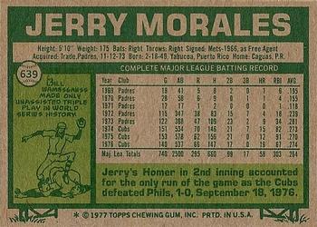 Jerry Morales  baseball card collectible - Main Image 2