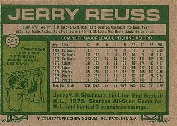 Jerry Reuss  baseball card collectible - Main Image 2