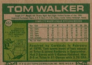 Tom Walker  baseball card collectible - Main Image 2