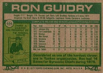 Ron Guidry  baseball card collectible - Main Image 2
