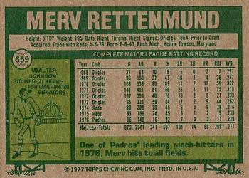 Merv Rettenmund  baseball card collectible - Main Image 2