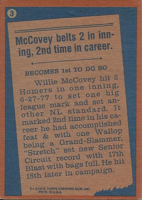 Willie McCovey  baseball card collectible - Main Image 2