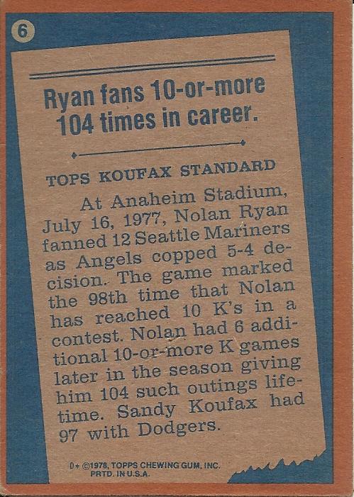 Nolan Ryan  baseball card collectible - Main Image 2