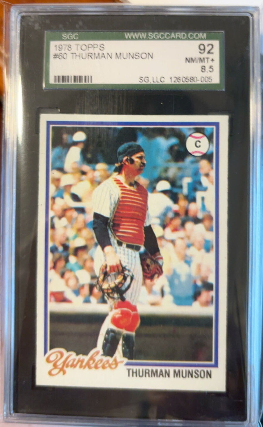 Thurman Munson  baseball card collectible - Main Image 4