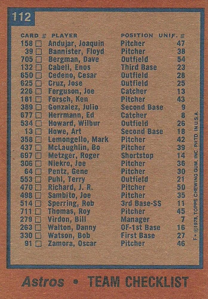 Houston Astros  baseball card collectible - Main Image 2