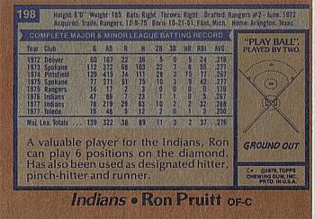 Ron Pruitt  baseball card collectible - Main Image 2