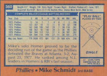 Mike Schmidt  baseball card collectible - Main Image 2