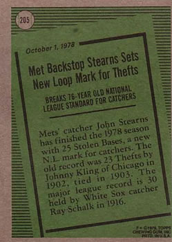 John Stearns  baseball card collectible - Main Image 2