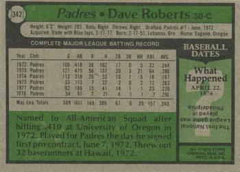 Dave Roberts  baseball card collectible - Main Image 2