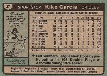 Kiko Garcia  baseball card collectible - Main Image 2